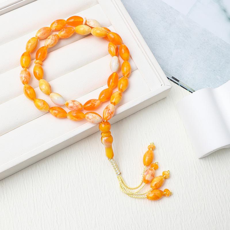 Arab Misbaha Kuk Beads Tasbih: 33-Bead Muslim Prayer Rosary