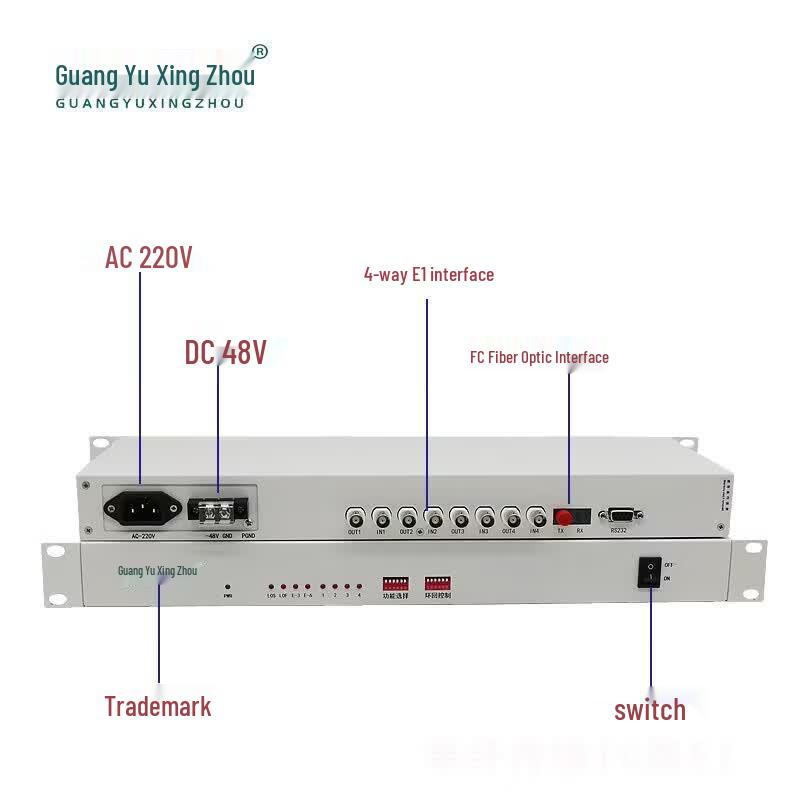 GYXZ-MST120A 4E1 8Mbps PDH Optical Transceiver
