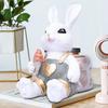 Easter Bunny Statue Adorable Collectible Easter Rabbit Ornaments Spring Home Decor Bunny Figurines for Shelf Table Nursery