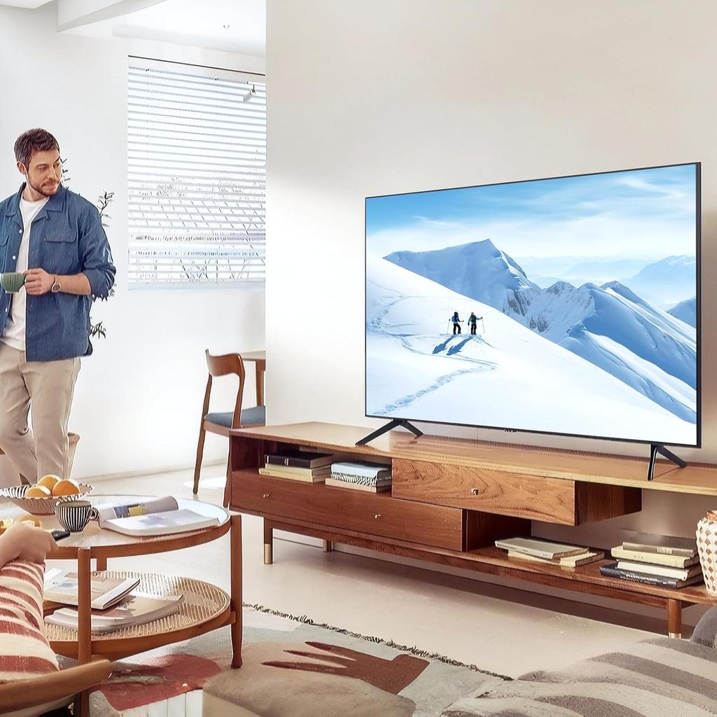 1 Pair tv Stand Feet, Tv Replacement Legs for Samsung Only for UN50TU7000FXZA UN50TU700DFXZA UN55TU7000FXZA UN55TU700DFXZA UN55TU8000FXZA