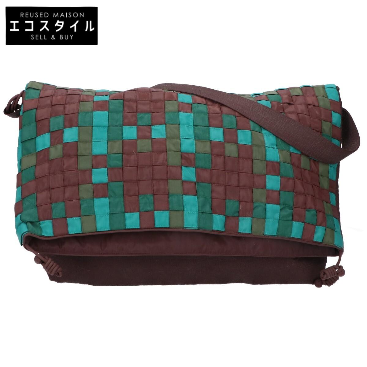

TAMASHA flap Shoulder bag Brown / greenUsed