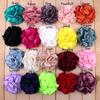 5pcs/lot 8CM 20 Colors Newborn Vintage Soft Artificial Fabric Flowers Bouquet For Wedding Bride Garland Home Flores Cloth Hat