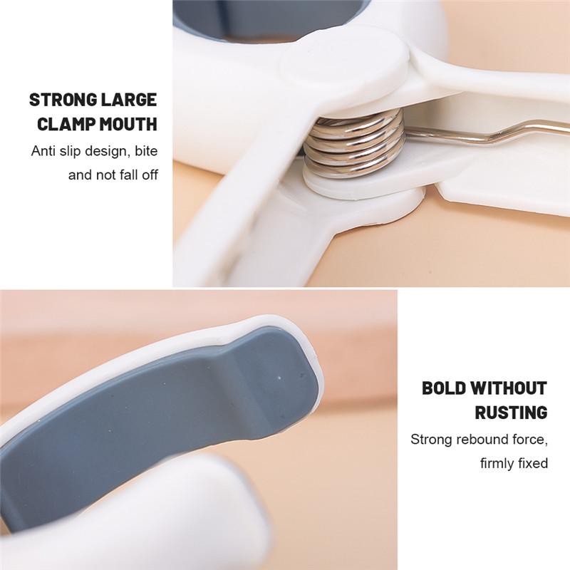 5 Pcs Beach Towel Clips Non-Slip Towel Clips for Sun Loungers Large Plastic Sunbed Towel Pegs