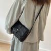 Johnature Retro Genuine Leather Messenger Bag Versatile Lightweight Women Small Bag Commuter Shoulder Crossbody Bags
