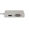 Type-C to HDMI+VGA+DVI+USB3.0 4-in-1 Multi-functional Adapter Type-C Hub for New MacBook Pro Splitter Hub Dock