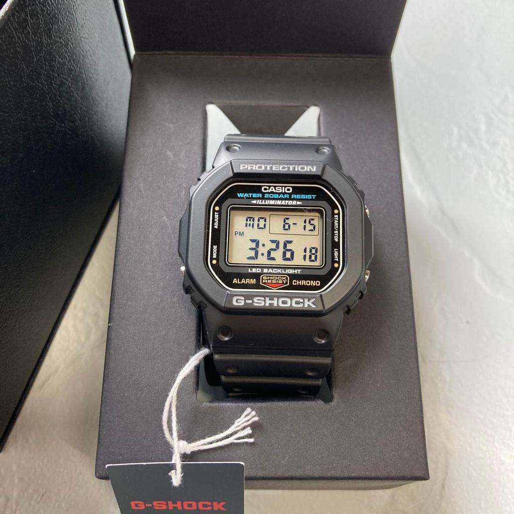 Used CASIO G-SHOCK DW-5600UE-1JF Digital Watch Black