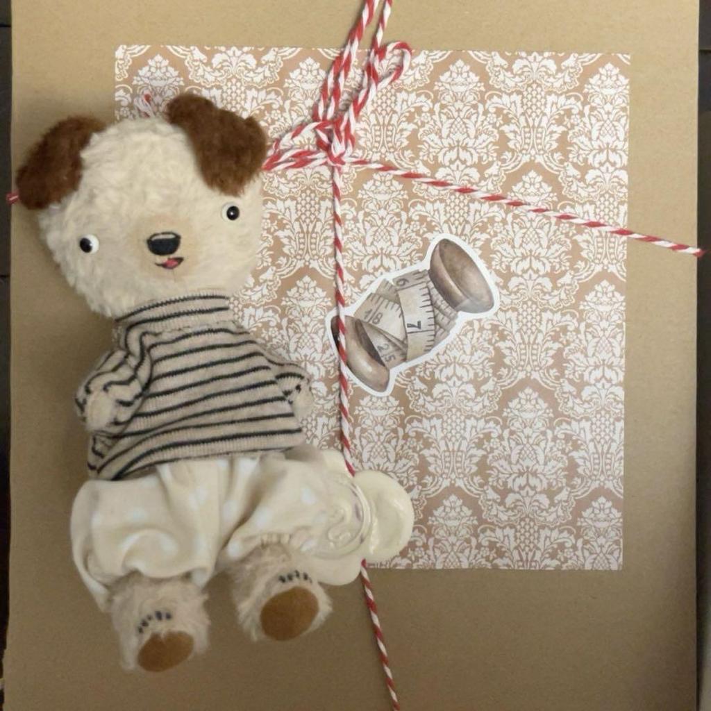 [USED] Teddy Bear Plush Toy by an Overseas Artist, a Wicked Woof Woof Dog