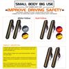 Motorcycle Turn Signal Light Bar LED Brake Stop Red Amber Color Integrated 24LEDs Motorbike License Plate Light 12V Tail Lamp