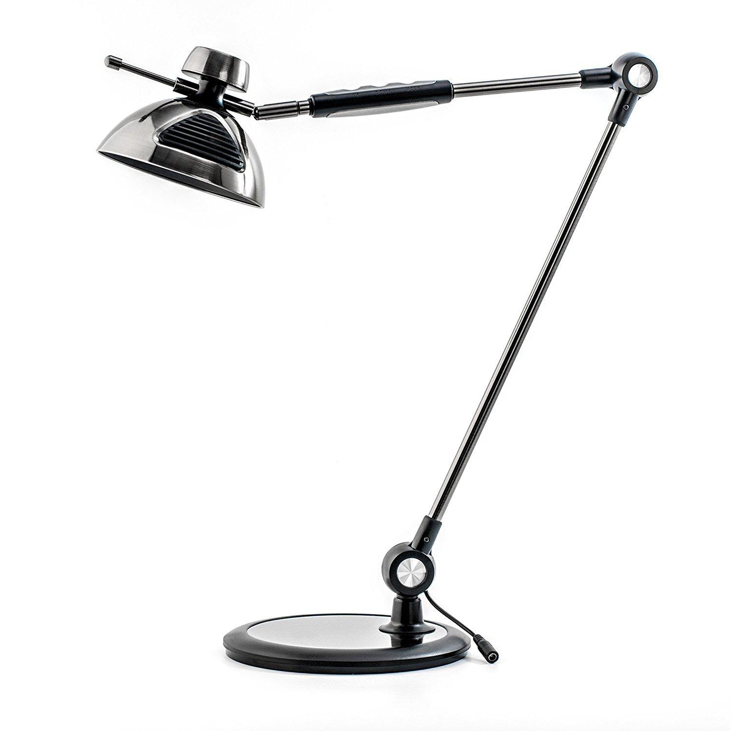 

LED Desk Light with Dimmable and Color-Adjustable Lighting, Infrared & Touch Sensor, Tabletop Type, Desk Stand, Ambient Lighting, Antique Nordic