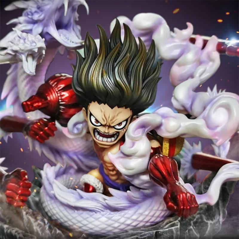 15cm One Piece Anime Figure Luffy Figures Gear 4 Monkey D. Luffy Action Figures Pvc Model Statue Collection Decoration Toys Gift