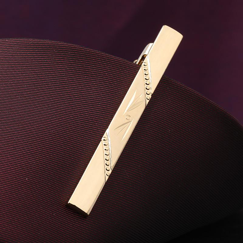 

Подарочная Коробка Мужская Золотая Серебряная Зажим для Галстука Деловой Свадебный Значок Простая Корейская Версия Безопасность Модный Зажим для Воротника