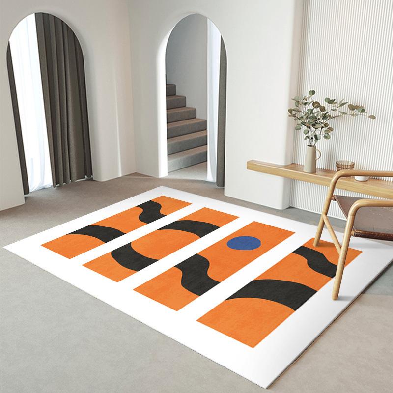 Nordic Style Abstract Living Room Large Area Carpet Simple Rugs for Bedroom Home Decoration Floor Mat Lounge Rug Hotel Carpets
