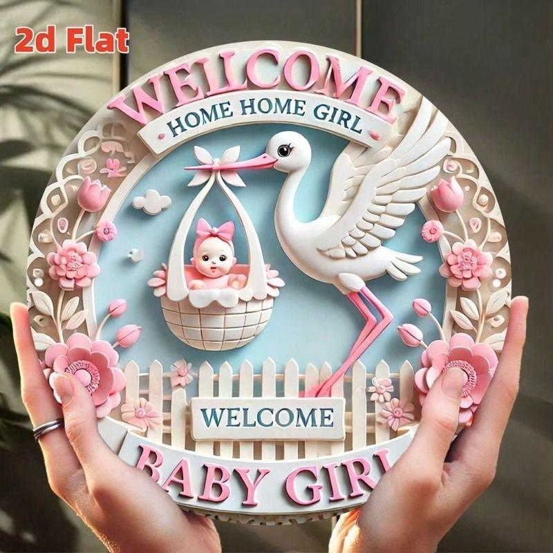Pastoral Style Metal Decorative Painting for Farms & Cafes