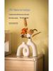 Nordic Style White Ceramic Vase for Elegant Living Room Flower Arrangements