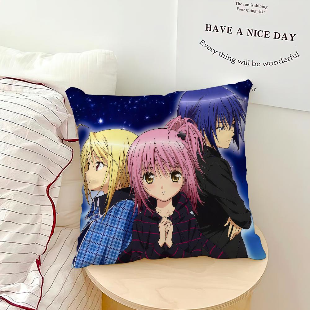 Classic Anime S-Shugos C-Chara Cute Girl Comfortable Soft Hogar Pillowcase For Sofa Living Room Bed Home Decor Protective Covers