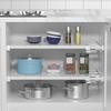 Adjustable Wardrobe Storage Shelves Wall Mounted Partition Layered Rack for the Wardrobe Closet Bathroom Retractable Organizer