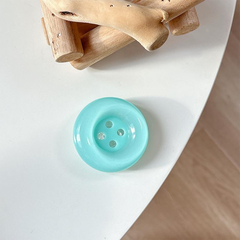 

Dopamine Small Fresh Simple Button Mobile Phone Airbag Holder Paste Wind Desktop Lazy Ring