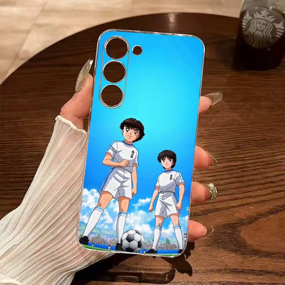 Cool Anime C-Captain T-Tsubasa Phone Case For Samsung GalaxyA13,21s,22,31,32,52,53,71,72,73 Transparent Cover