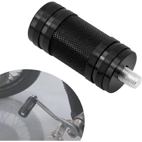 HDBUBALUS Shifter Peg Motorcycle Shift Lever Black CNC Billet Foot Pegs Compatible with Harley Dyna Sportster Softail Street Road Glide Touring