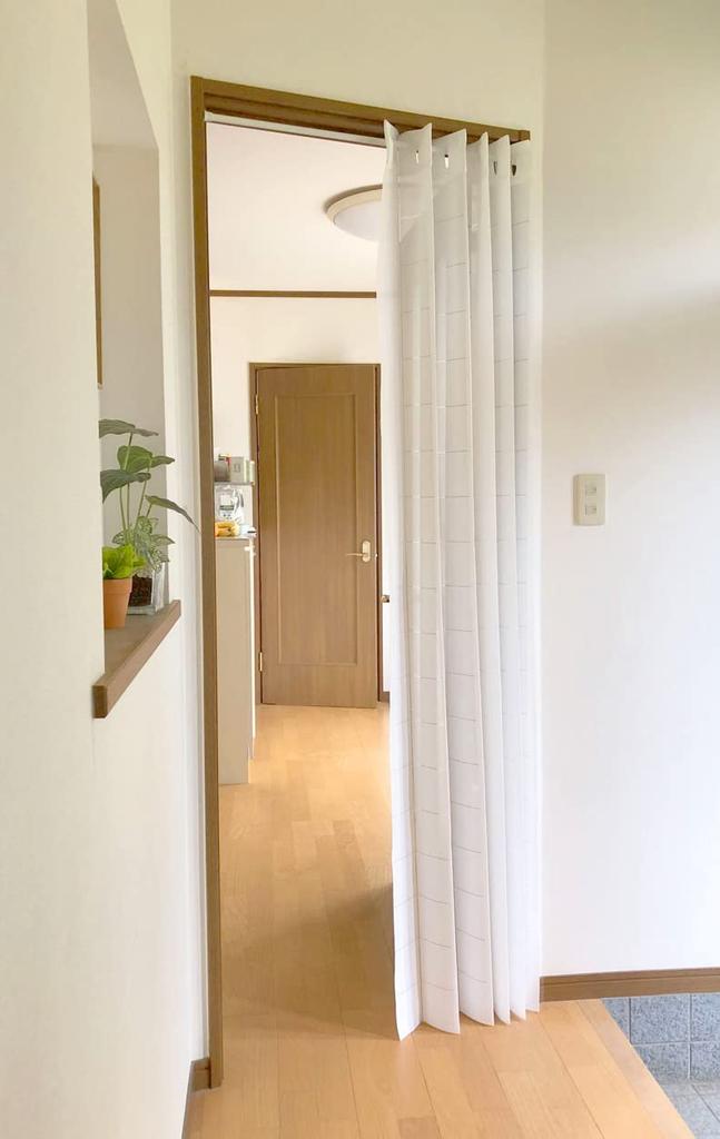 Accordion Solid Room Noren Privacy Heat and Cold Adjustable C123 Flame-retardant Curtains, White, Divider, Curtain, Long, Partition, Closet, Screen,