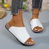 Platform Slippers Women's New 2025 Summer Simple Fashion Slippers