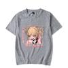 New Anime Himiko Toga Printing T-shirt Women Men Fashion Tees Round Neck Anime T-shirt