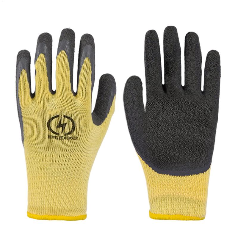 Electrical Insulated Gloves 400V High Voltage Resistant Gloves Protective Gloves Non-Slip Insulating Gloves for Electricians
