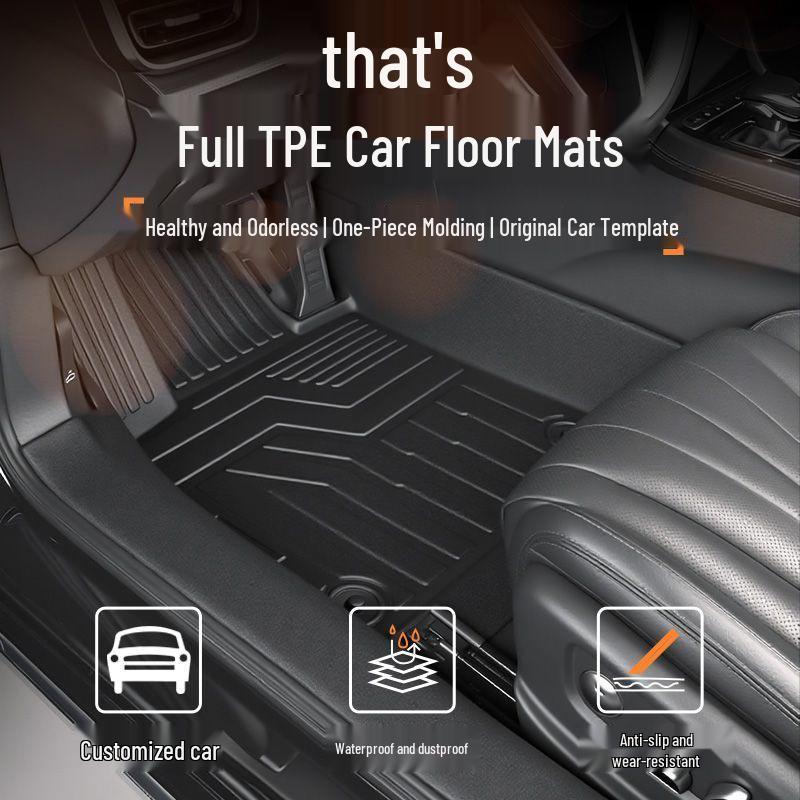 Hongqi H6 2023-2025 Full Coverage TPE Floor Mats - Interior Car Decor Accessories