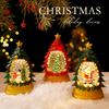 Christmas Waterilluminated Candle Night Light With Creative Mini Wind Lamp For Holiday Decor