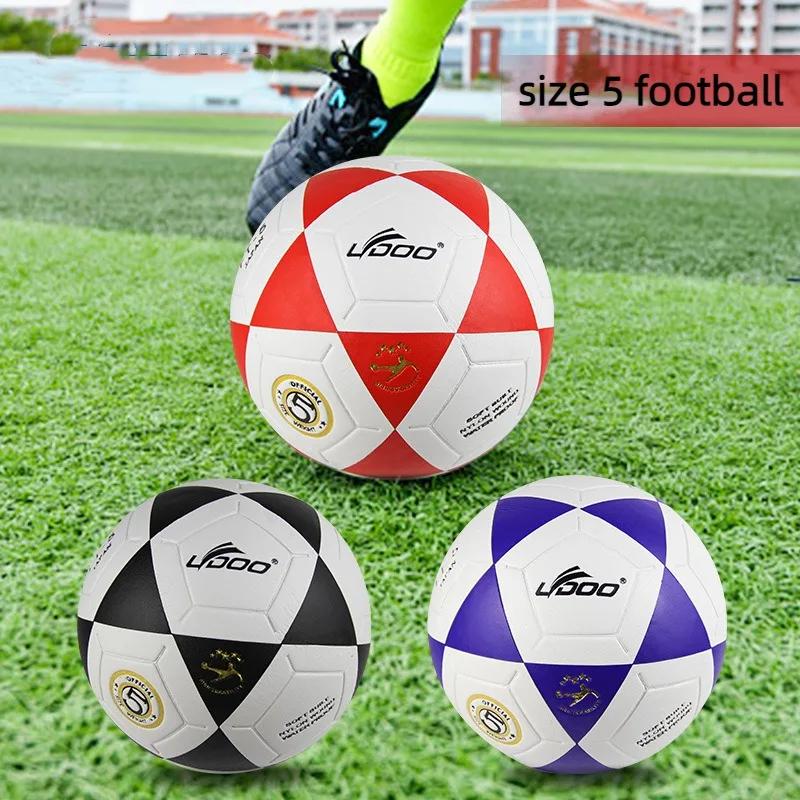 Pallone da Calcio Misura 5 PVC Resistente all'Usura Pallone Professionale da Partita Calcio Unisex Indoor Outdoor Partita Gioco Allenamento Squadra Calcio