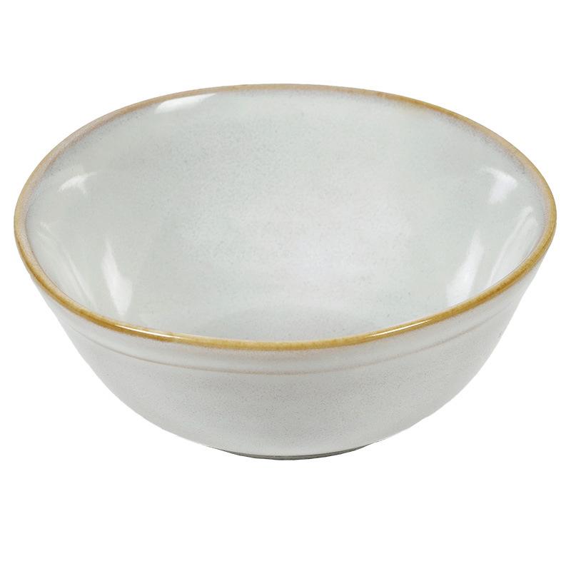 European Retro Ceramic Tableware Beiyu Sheng Series Bowl Set Household Salad Bowl Vegetable Plate Pasta Plate High Value