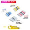 50-800Pcs Heat Shrink Butt Crimp Terminals Waterproof Solder Seal Electrical Connectors Wire Cable Splice Kit Automotive Marine
