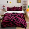 Funkelnder Zebra-Glamour. Bettwäsche-Sets Bettbezüge Kissenbezüge(1* Bettbezug 2* Kissenbezüge ohne Bettdecke)