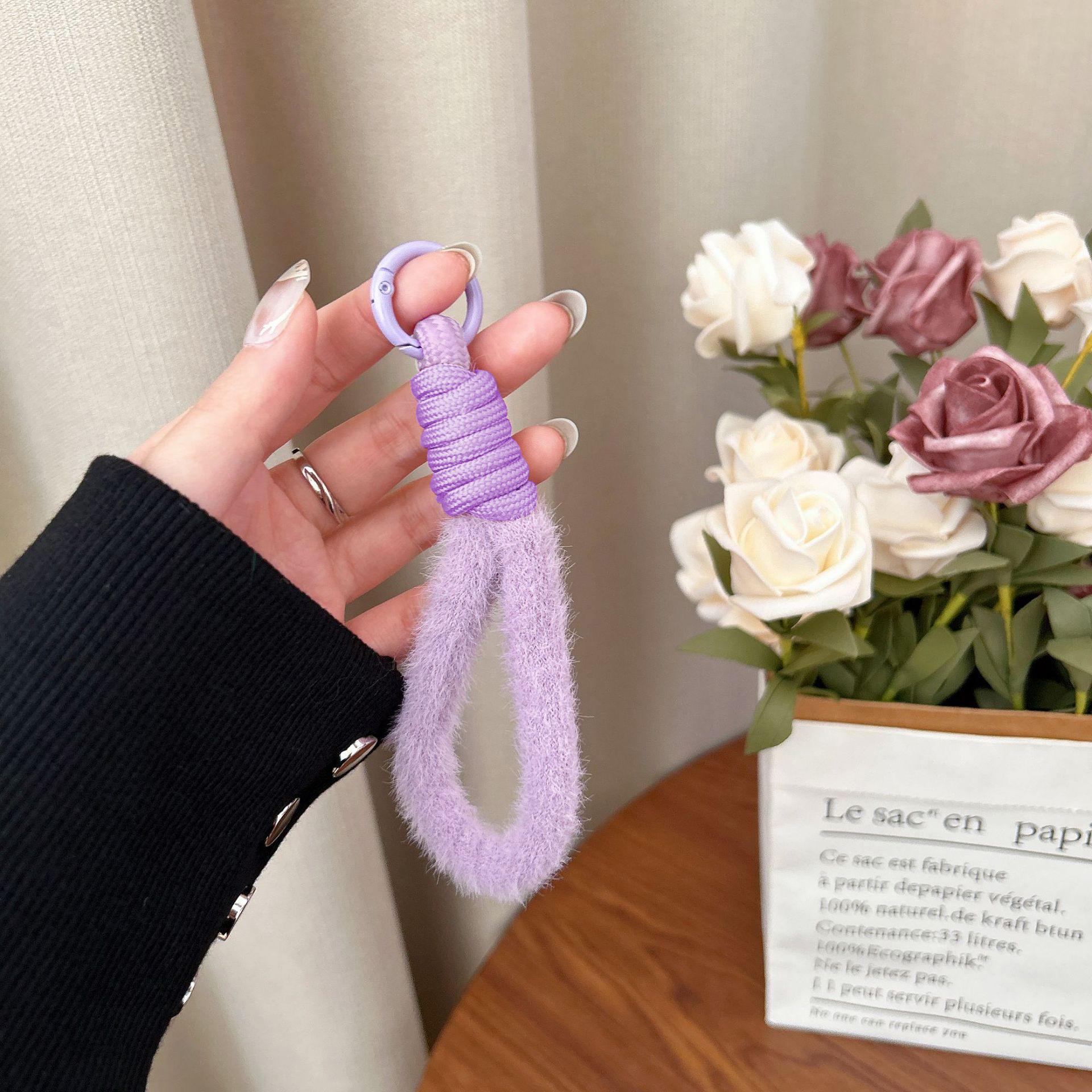 

Короткий ремешок для мобильного телефона с цветным дофамином и зажимом, ремешок для ключей, шнурок для кошелька 7#