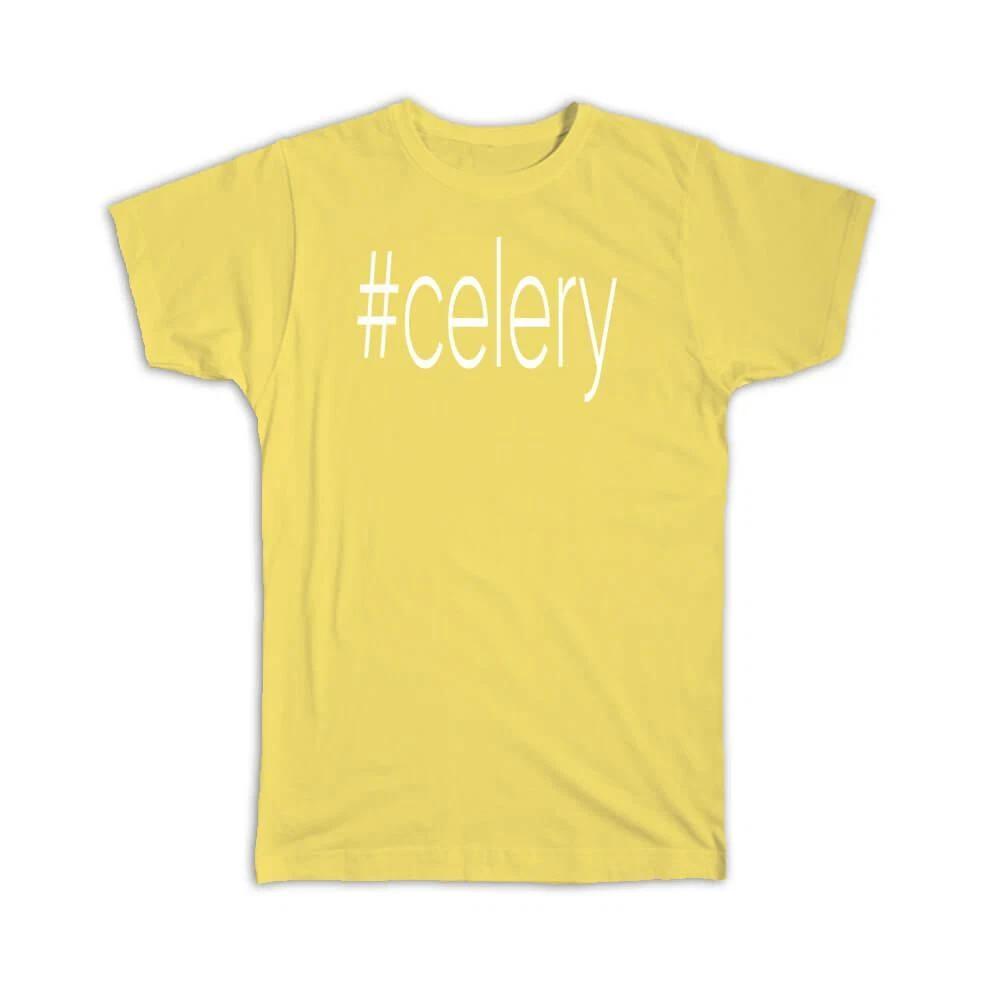 

Gift T-Shirt : Hashtag Celery Hash Tag Social Media S