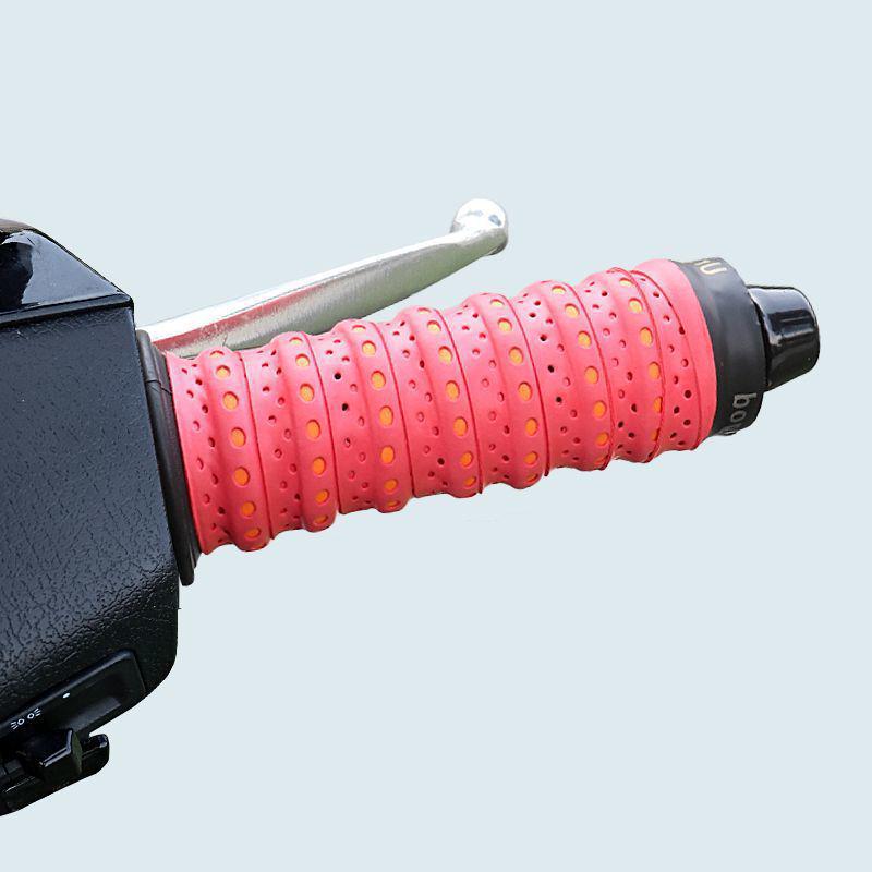 

Aimoqi Non-slip Sweat-absorbent Electric Bicycle Handlebar Grips Red-Orange (1 piece) разноцветный