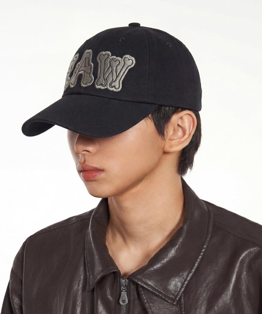 IDWS Raw Bone Maxi Cap Black