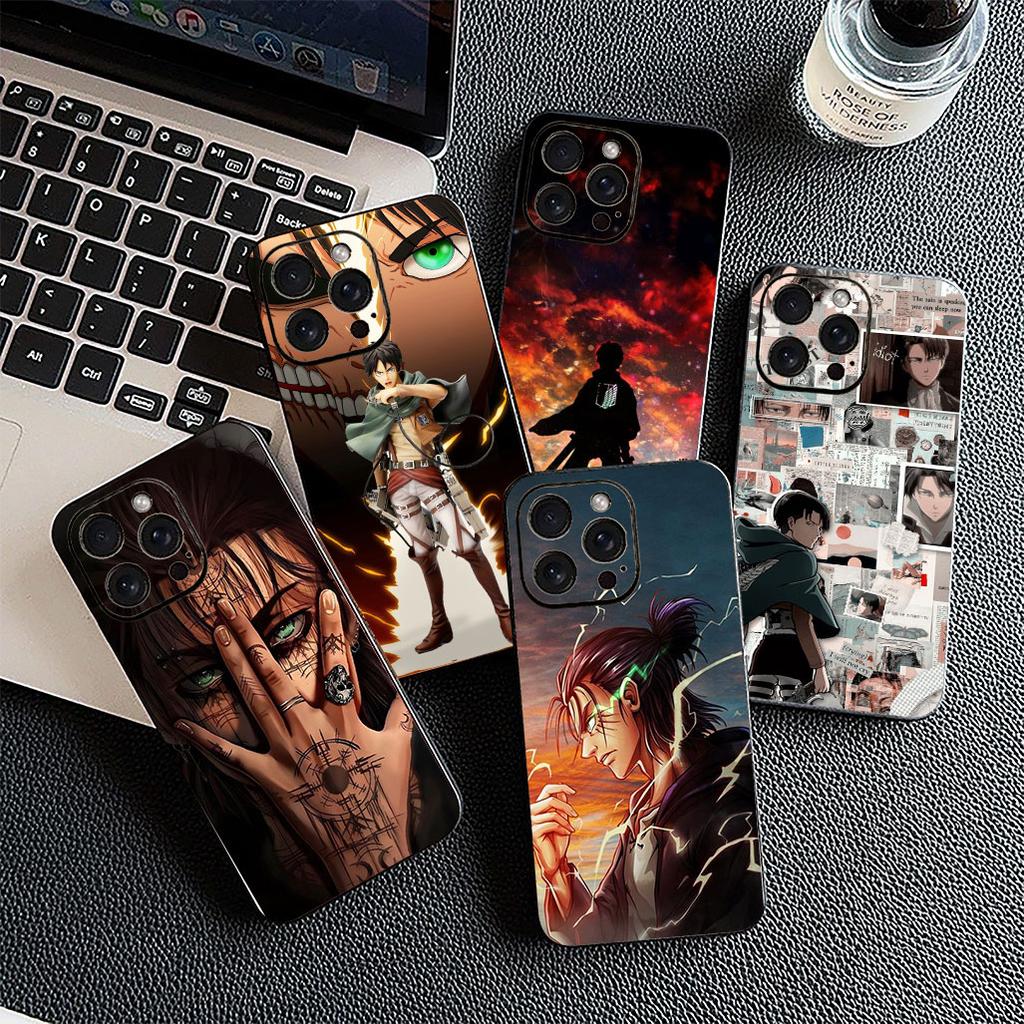 Cover for Motorola Moto G55 G45 G75 G85 G35 Edge 50 30 Fusion 40 NEO Ultra Pro Phone Case Comics Attack on titan levi Eren