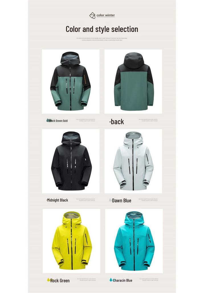 2025 Birdhouse SV7 Waterproof & Windproof Outdoor Jacket for Spring & Autumn Hiking