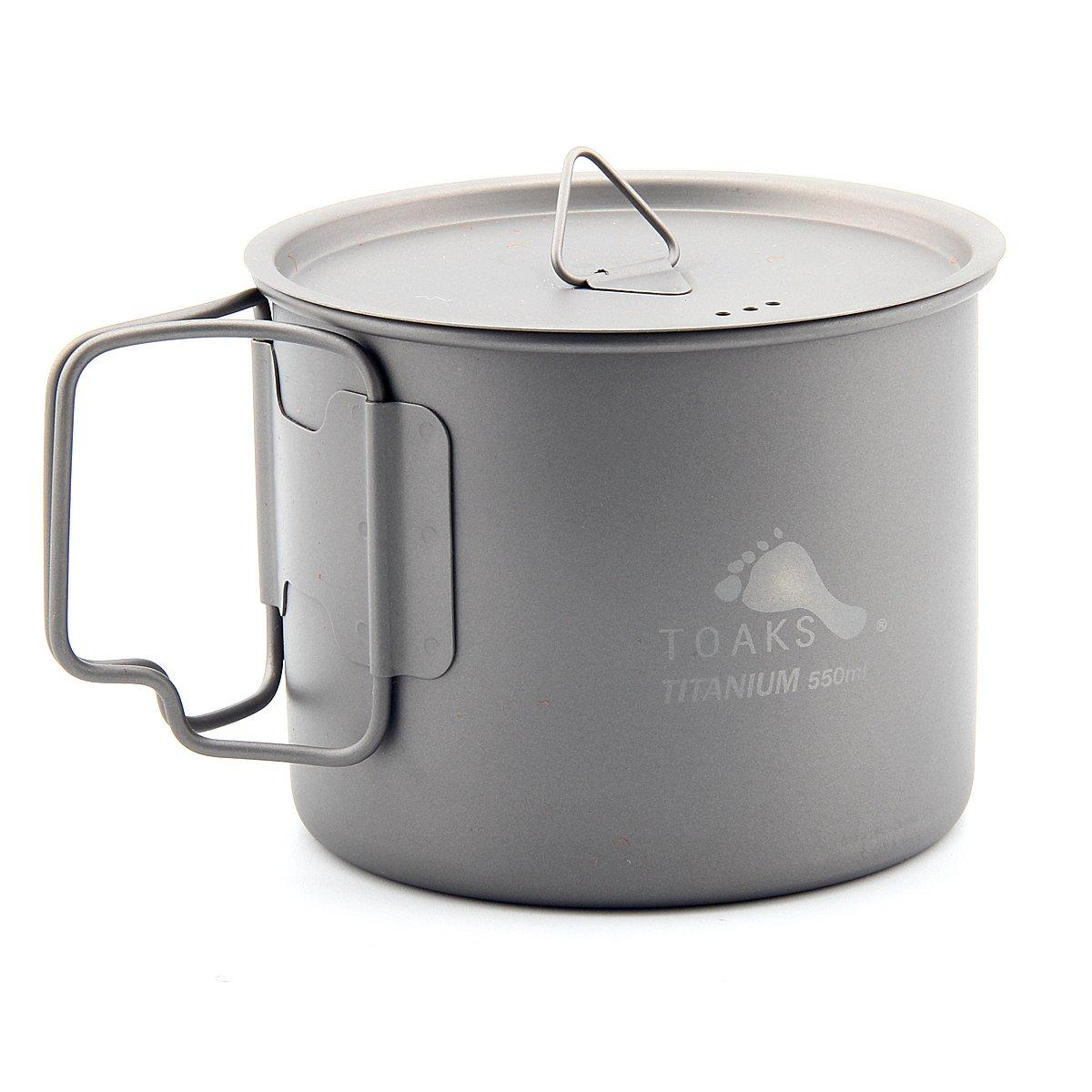 TOAKS Short Handle Pot 550ml POT-550-L