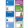 400Pcs Christmas Name Tagged Sticker Self Adhesive Labels for Gift Bags Box Wrapping Paper Decors Christmas Gift Tagged