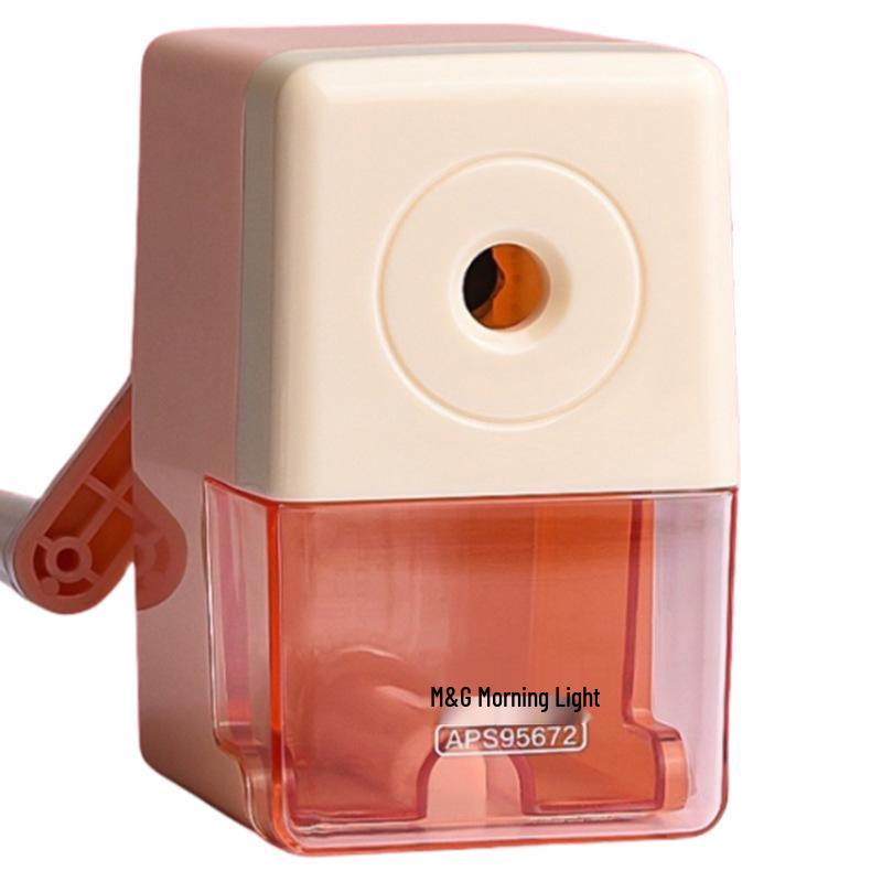 Automatic & Manual Pencil Sharpener for Kids – Morning Light Lead Feed & Retract