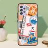 BACAU ROMANIA BOARDING PASS Traveltickets Case For Samsung A54 A34 A14 A51 A71 A12 A22 A32 A52 A72 A73 A33 A53 A13 Back Cover