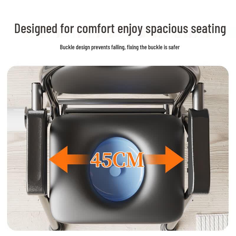 Multi-functional Portable Commode Chair