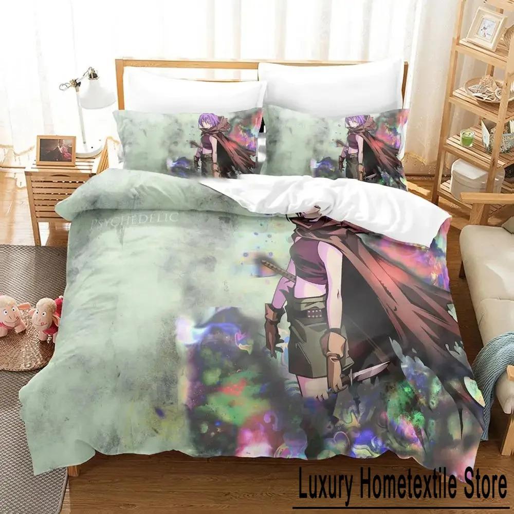 

Anime Murder Princess Bedding Set Boys Girls Twin Queen Size Duvet Cover Pillowcase Bed Kids Adult Fashion Home Textile Tool 70x133cm 2pcs