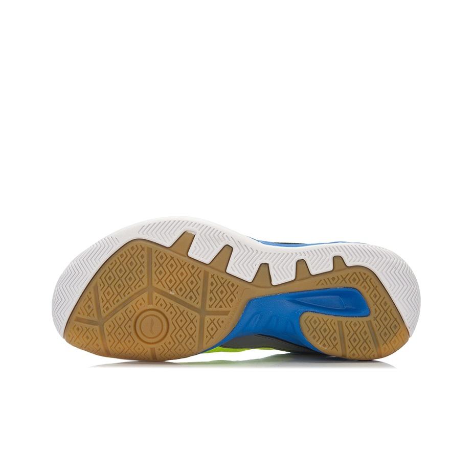 Li Ning Cushioning Training Support Low Top Running Shoes Unisex Sneakers Green Blue AYTL047-2