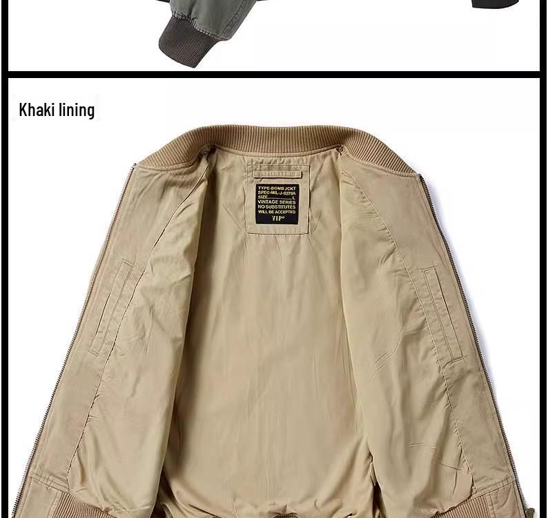 Men's Fashion Baseball Jacket - Spring, Autumn, Winter Casual Pilot Style
