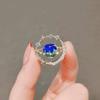 Star Sky Rhinestone Earth Brooch Pins for Women Men Enamel Full Zircon Deco Space Planet Badge Lapel Pin Gifts