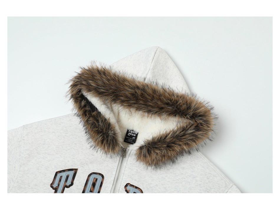 TaelePlus Unisex Embroidered Loose-Fit Hoodie Jacket TP361