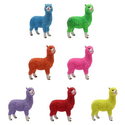 Ručně vyráběné pryskyřičné alpaky miniaturní zahradní dekorace ornament sběratelský dárek dekorace